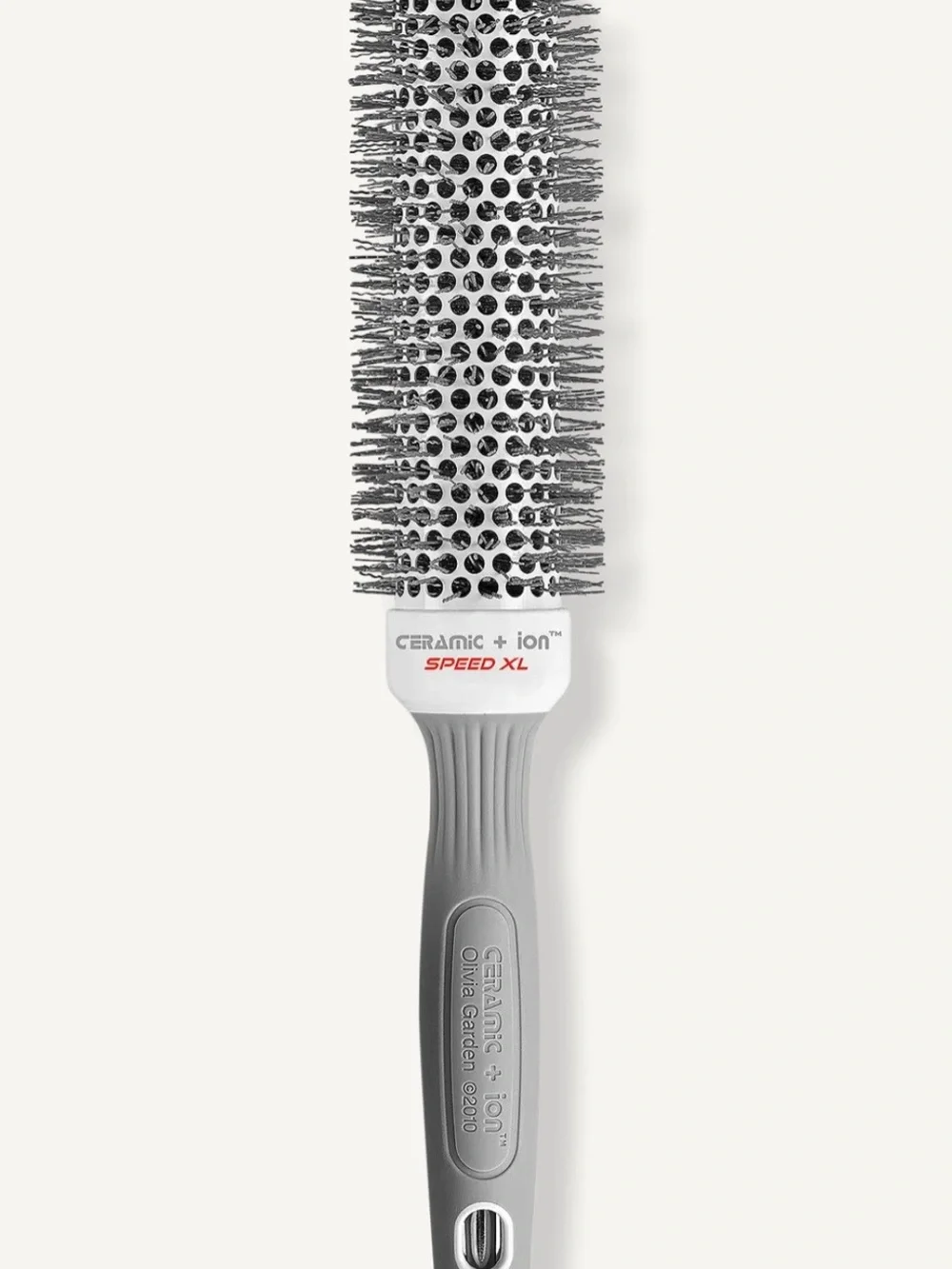 Olivia Garden CIXL 35 Ceramic + Ion Speed XL Round Brush - Gray
